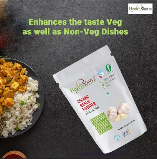 100% Organic Garlic Powder. 100g Pack