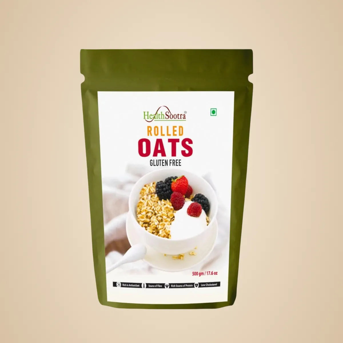 100% Gluten-Free Oats.