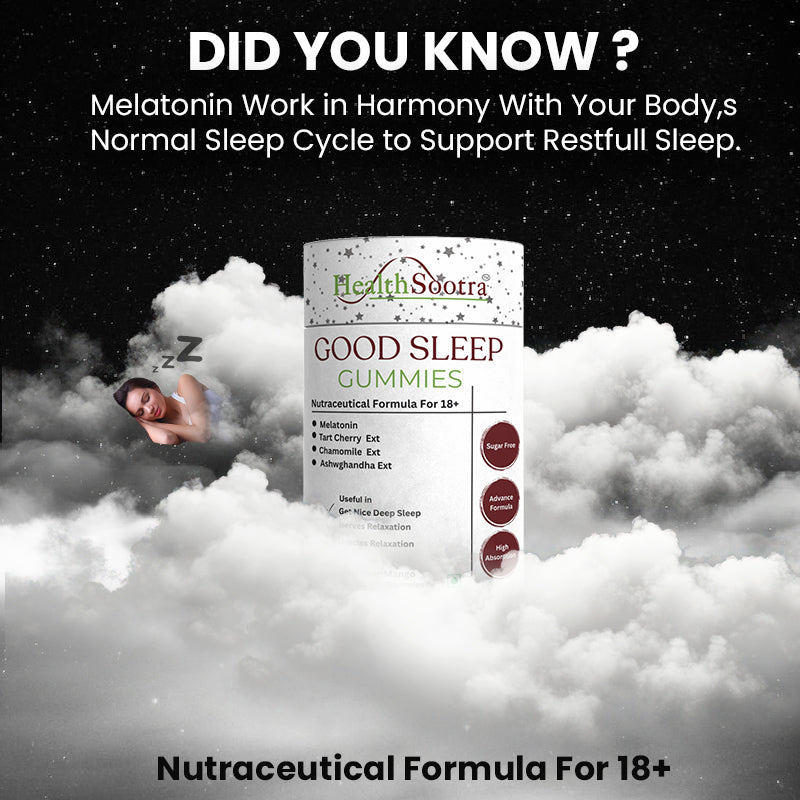 Good Sleep Gummies | Sugar-Free Natural Sleep Support with Melatonin 5mg & Tart Cherry Chamomile Ashwagandha   | Non-Habit Forming Relaxing Sleep Aid (60 Gummies).