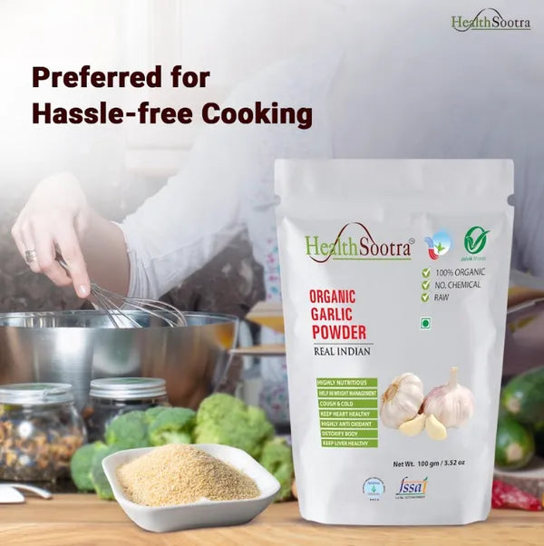 100% Organic Garlic Powder. 100g Pack