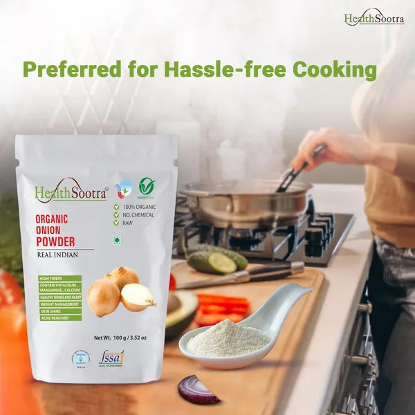 100% Organic Onion Powder. 100g Pack